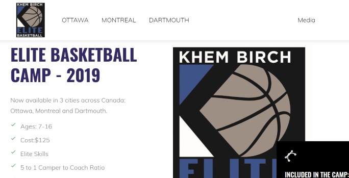 Khem Birch Elite Basketball Camp